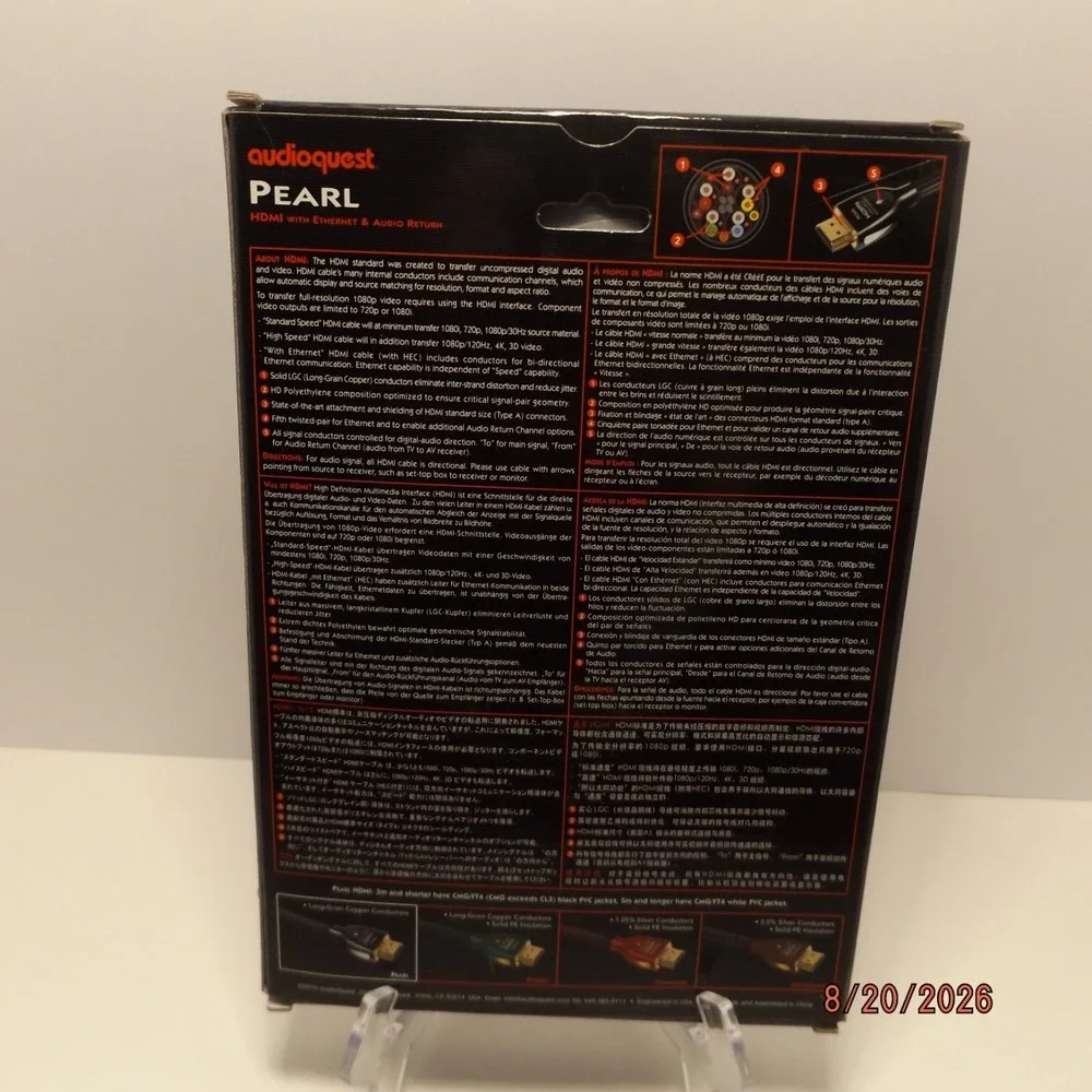 Pearl hdmi cable